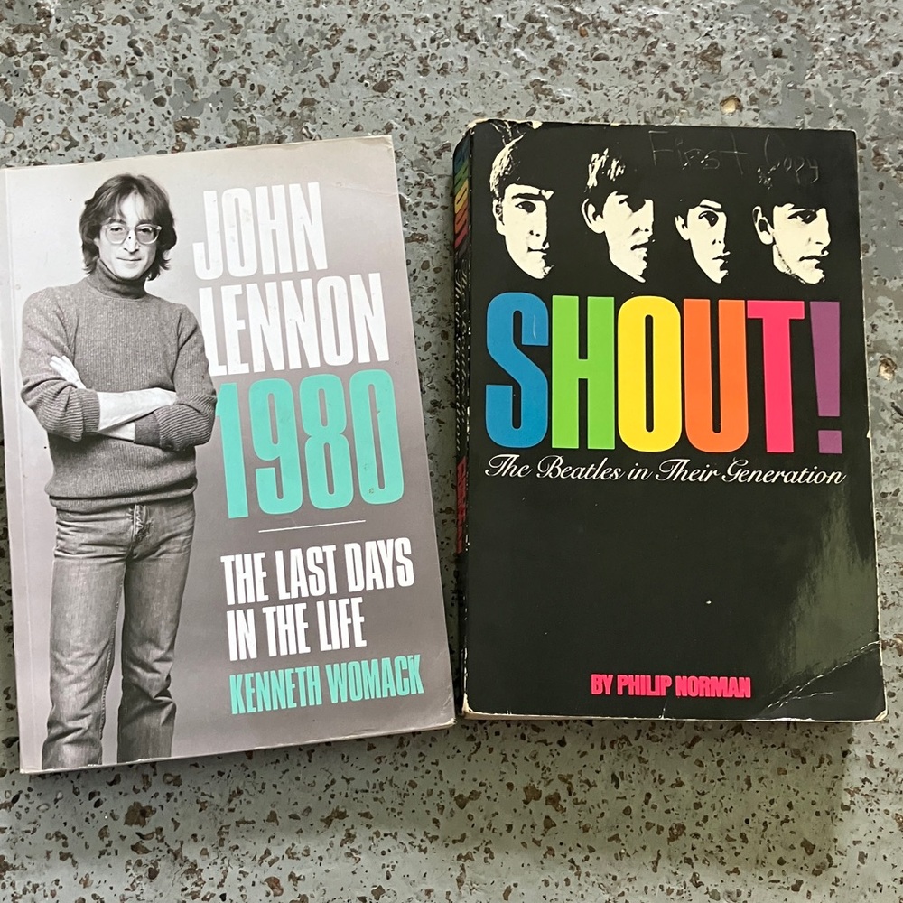 John Lennon 1980 and Shout! Books